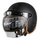 thumbnail image 1 of Casco Abierto Para Moto Kov Classic Negro Con Mica Burbuja Talla L KOV Classic, 1 of 3