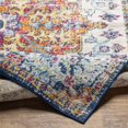 thumbnail image 4 of Mark&Day Area Rugs, 7x7 Olivia Traditional Saffron/Navy Square Area Rug, Blue Off-White Orange Carpet for Living Room, Bedroom or Kitchen (6'7" Square), 4 of 9