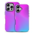 thumbnail image 2 of DesignSkinz Scratch-Resistant Hard Slim Case Compatible with iPhone 15 Plus (Compatible with MagSafe) - Neon Holographic V1, 2 of 9
