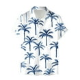 thumbnail image 4 of Mens Hawaiian Shirt Short Sleeve Button Down Shirts Tropical Floral Summer Beach Shirts,S-3XL, 4 of 6