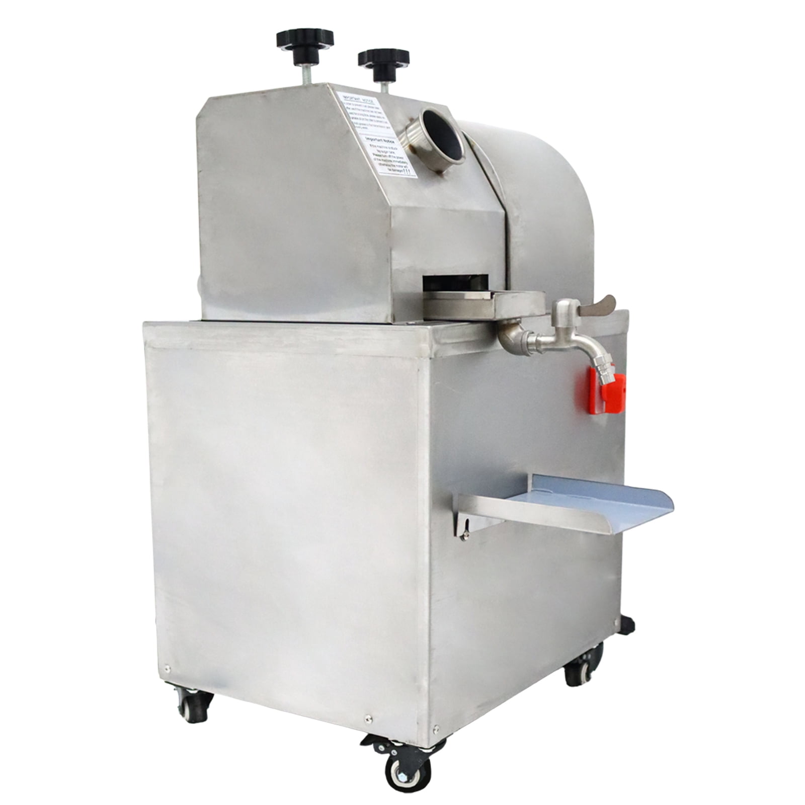 3 Rollers Sugarcane Ginger Press Juicer Machine Vertical Electric Commercial Stainless Steel 110V 1500W