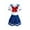 Blue White, variant on CutiePlusU Button Crotch Onesie Adult Romper Bodysuit Cosplay Magical Sailor Onesie Skirt Set 4XL-BlackWhite