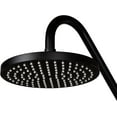 thumbnail image 3 of Kauai III 8-in Rain Showerhead Shower System with Slide Bar and Integrated Soap Dish Matte Black 1.8 GPM, 3 of 7