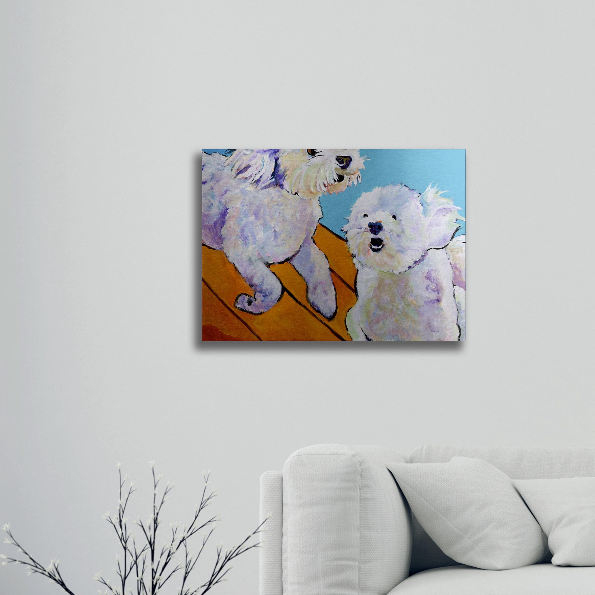 Trademark Fine Art 'Catch Me' Brushed Aluminum Wall Art Art by Pat Saunders-White