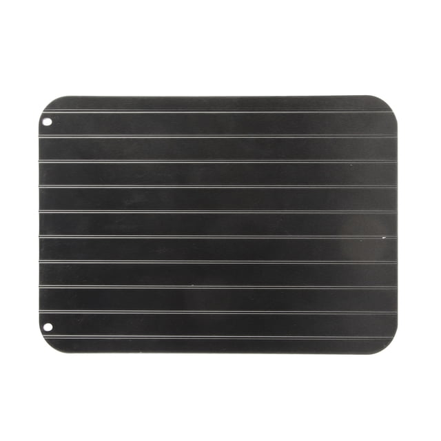 Bandeja de descongelación rápida con revestimiento antiadherente, resistente y de alta eficiencia para cocina y hogar. Tamaño: 23 x 16,5 x 0,3 cm (9,1 x 6,5 x 0,1 pulgadas).
