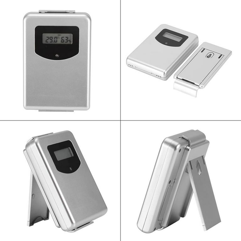 Greensen Temperature Remote Sensor,Battery Powered Wireless Digital In/Outdoor  Thermometer Humidity Temperature Remote Sensor,Digital Thermometer 
