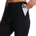 thumbnail image 4 of MASKERT Women's Joggers Pants-Athletic Running with Pockets Tapered Casual Workout Pants Black （Size XS-XXXL）, 4 of 10