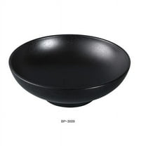Yanco BP-3009 Black Pearl-2 Noodle Bowl, Black - 48 oz - Pack of 24