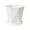 Z-White-B, variant on kjfeif 7.68" Thickened Resin Large Flower Pot - Heavy Duty Plastic Planter for Patio, Garden Balcony & Outdoor/Indoor Potted Plants with Drainage Holes, Modern Decorative Gardening Containers,P ink