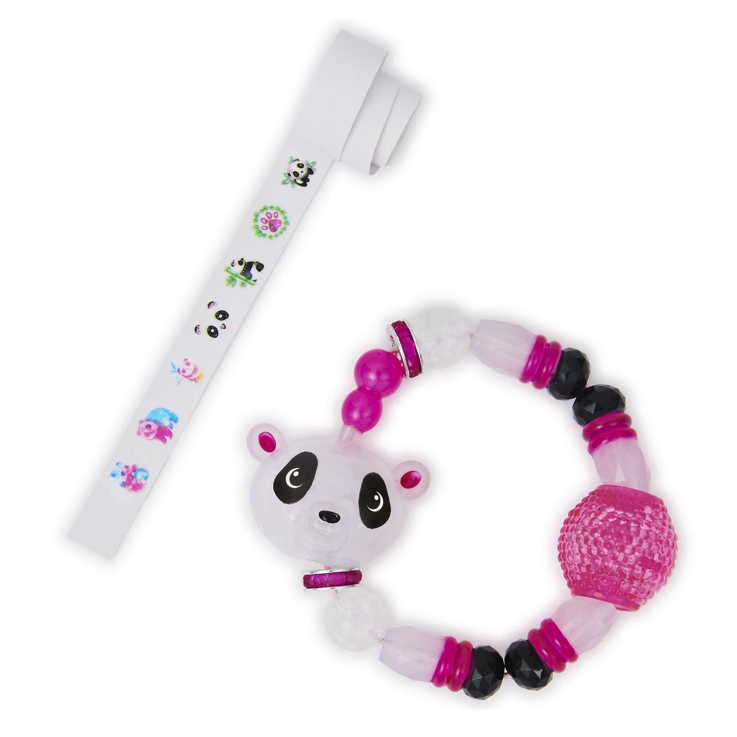 Twisty Petz Beauty, Série 5, Bracelet à collectionner Nellzy Panda avec décalcomanies pour les ongles, pour les enfants à partir de 4 ans