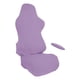 thumbnail image 1 of Fundas elásticas para silla de juego, color sólido, ergonómicas, de poliéster, lavables. violeta claro, 1 of 8