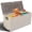 Brown, variant on POVANLI 75gal 280L Outdoor Garden Plastic Storage Deck Box, Garden Storage Box, Waterproof, Throw Pillows, Toys, Lockable, Garden Tools and Pool-Supplies (Black & Gray)