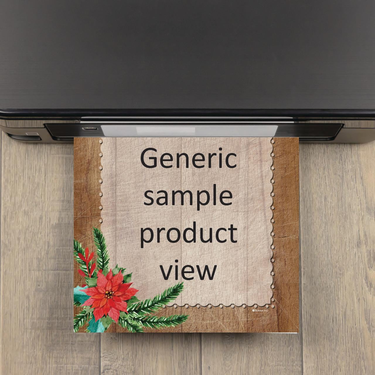 Rustic Holiday Letterhead Laser & Inkjet Printer Paper, 500 Sheets