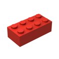 thumbnail image 3 of Bloques de construcción clásicos de color sólido a granel 3001 2x4, 150 piezas, piezas de color gris y naranja, compatibles con todas las marcas de ladrillos principales de Lego, 3 of 5