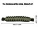thumbnail image 3 of 2uds Puerta Correa Columpio Puertas Limitación Revisar Correas Negro Ejército Verde, 3 of 5