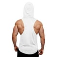thumbnail image 4 of Fgnfyis Men's Workout Sleeveless Shirts Muscle Tank Tops for Fitness Training and Gym Performance Tank Top Men White M, 4 of 7