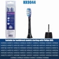 thumbnail image 2 of G3 Premium Plaque Control Replacement Brush Heads Compatible with Phlilps So-nicare ProtectiveClean Click-On Electric Toothbrush, HX9054/65, Black, 4 Pack, Deep Clean & Gum Care, 2 of 5