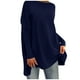 thumbnail image 2 of Pntutb Mujeres Moda Sólido Básico Casual Suelto Jersey Manga Larga Camiseta tops Pntutb Pntutb-1472, 2 of 5