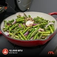 thumbnail image 3 of Megamaster 5-Burner Gas Grill with Side Burner, 62,000 BTUs, 753 SQ. In. Cooking Area, 2 Wheel Transport, Propane BBQ Grill with for Outdoor Cooking, Patios, and More - 720-1095, 3 of 9