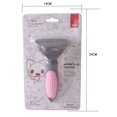 thumbnail image 6 of Dust Removal Metal Nit Head Stainless Pin Plastic Dog Massage Bath Brush Fur Cleaner Cat Hair Grooming Pet Cleaning Comb PINK, 6 of 7