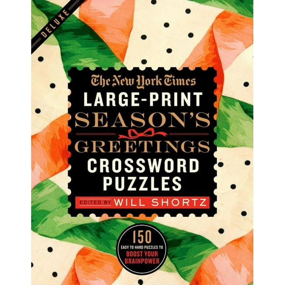 The New York Times Large-Print Season's Greetings Crossword Puzzles, (Paperback)