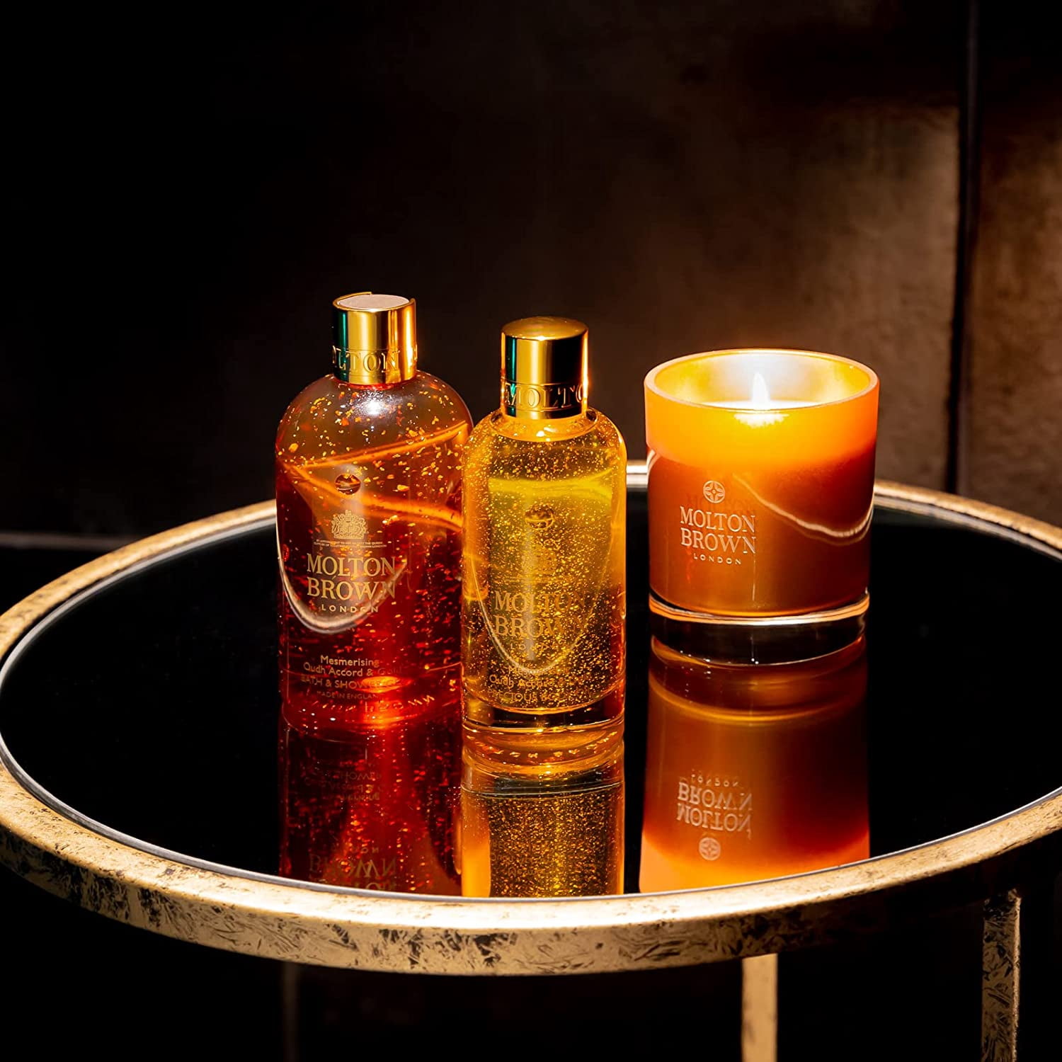 Molton Brown Mesmerising Oudh Accord & Gold Bath & Shower Gel 300ml/10oz