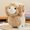 Brown bighorn sheep, variant on Large Horned Woolen Toy Simulated Baby Sheep Doll Creative Baby Lamb Puppet Children's Comforting Baby Doll