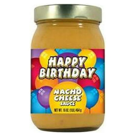 Hot Sauce Harrys HSH8077 HSH HAPPY BIRTHDAY Nacho Cheese Dip - 16oz