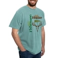 thumbnail image 4 of CafePress - Half Hunter Half Fisherman1 Men's Comfort Colors® - Mens Comfort Colors Shirt, 4 of 5