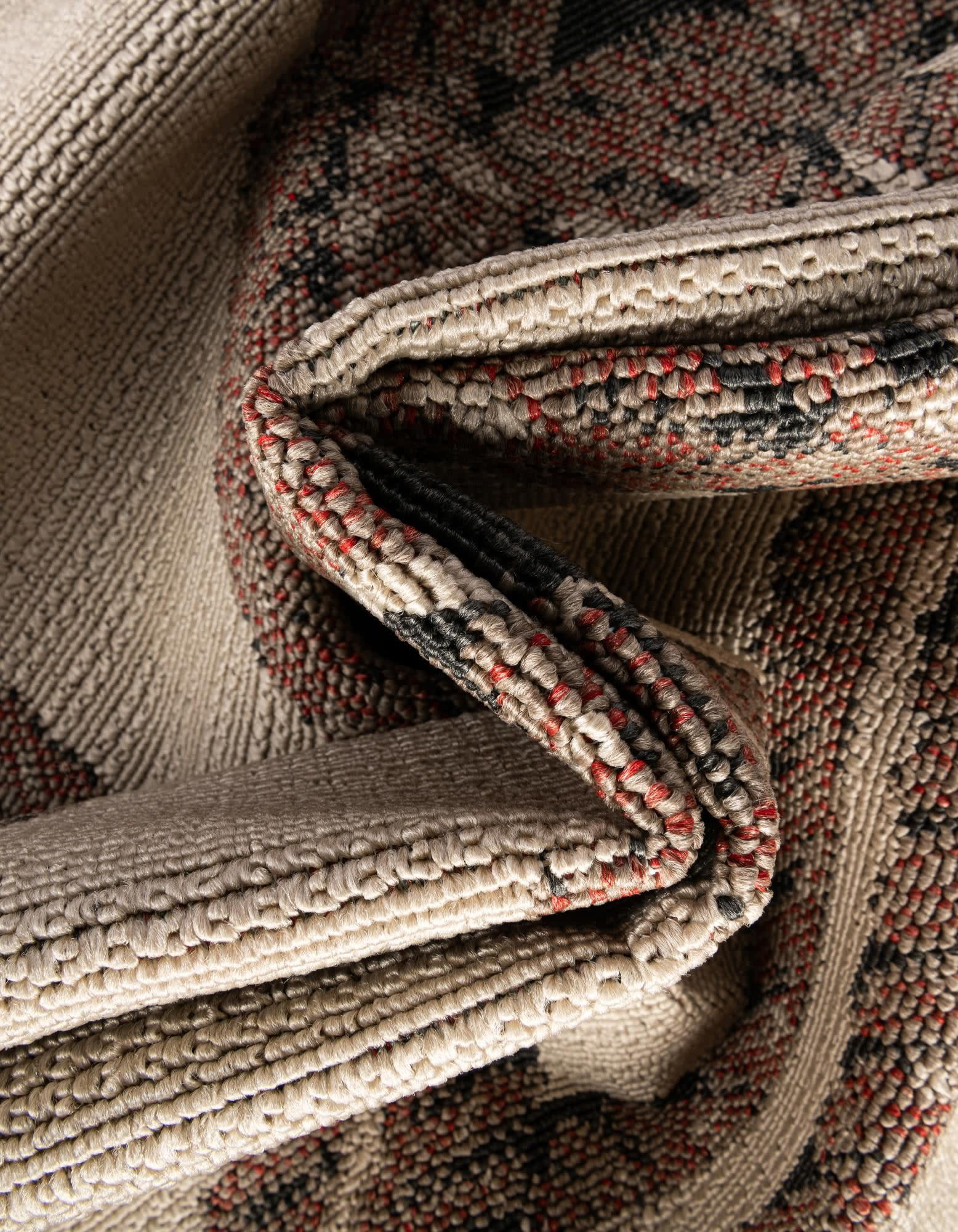 Unique Loom Outdoor Coastal Collection Area Rug - Seaknot (5' 1" x 8' Rectangle Beige/Blue)