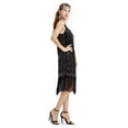 thumbnail image 6 of 1920'S 20S Gatsby Flapper Themed Bachelorette Party Wear Dresses Clothing Items Black, 6 of 8