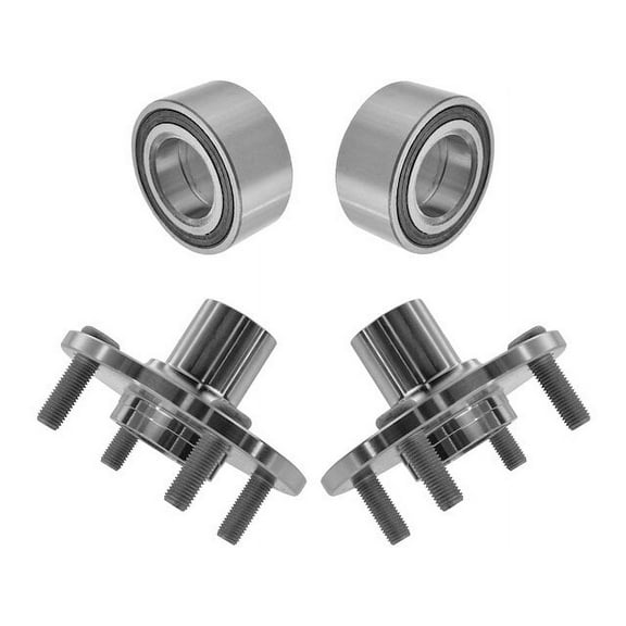 Front Wheel Hub and Bearing Kit 4 Piece - Compatible with 2000 - 2005 Toyota Echo 2001 2002 2003 2004