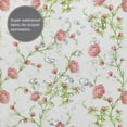 thumbnail image 3 of Rateoe Roses Flowers Shower Curtain - Fancy Bathroom Shower Curtain Sets - Waterproof Shower Curtain with Hooks with 12 Plastic Hooks 72x72 Inches, 3 of 5
