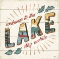 thumbnail image 2 of Gango Home Decor Contemporary Vintage Lake II & Vintage Lake III by Janelle Penner (Ready to Hang); Two 12x12in Black Framed Prints, 2 of 5