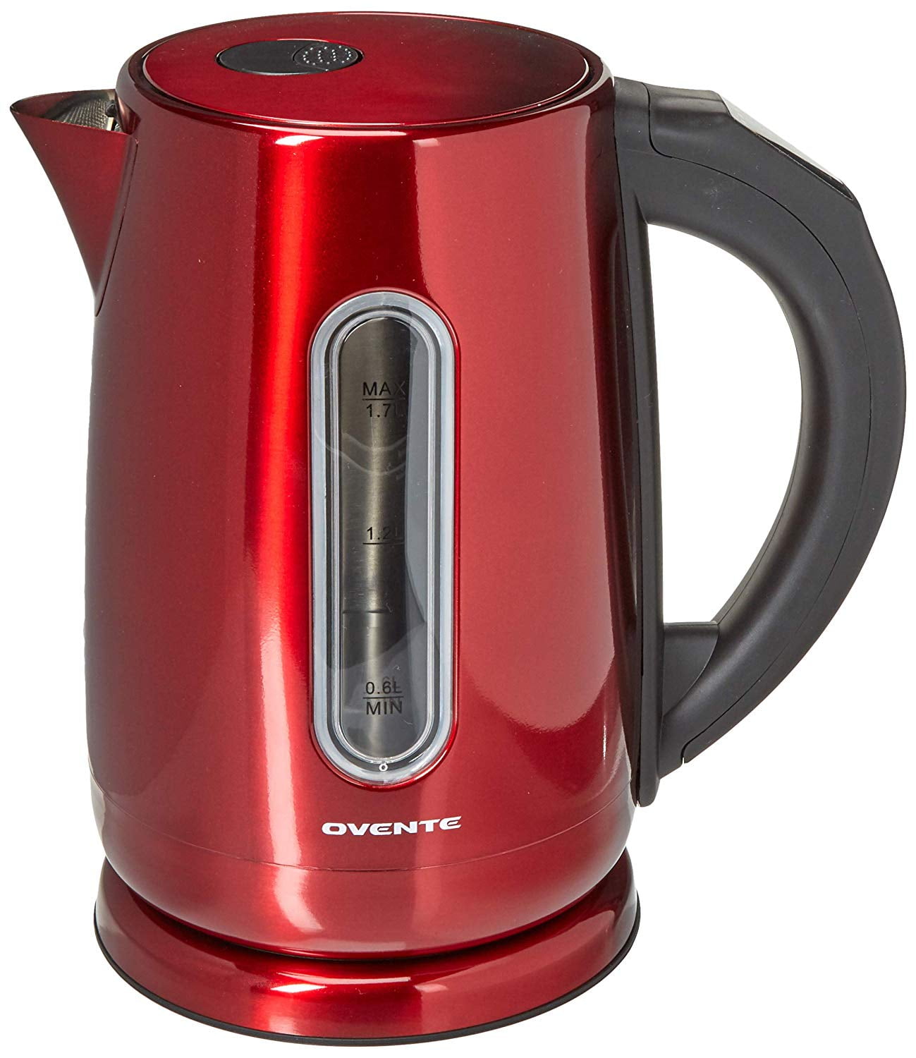 Ovente Electric Hot Water Kettle 1.7 Liter Stainless Steel with Touch