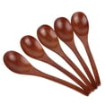 thumbnail image 1 of Coffee Spoon,5Pcs Wooden Soup Spoon Rice Spoon Wooden Spoon Ultimate Reliability, 1 of 7