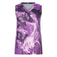 thumbnail image 4 of USSUMA Womens Tops Summer 2022,Western Multi Ethnic Print Tank Tops for Women Geometric Print Sleeveless Tops Shirts Western Multi V Neck Tank Tops Tee, 4 of 8