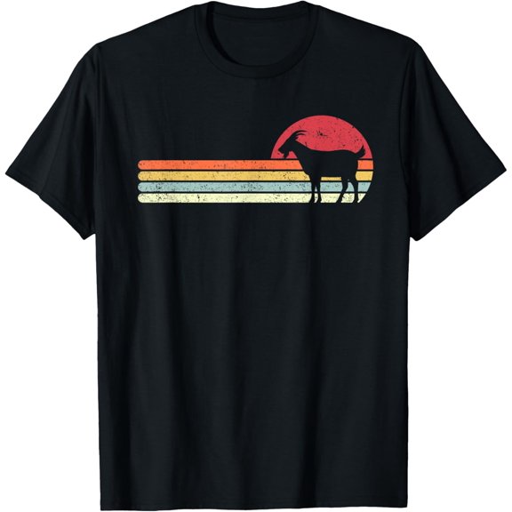 Goat Shirt. Retro Style T-Shirt T-Shirt