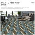 thumbnail image 2 of OULII 5Set Self Adhesive Vinyl Floor Tiles Waterproof Blue Plank Shape for Flooring, 2 of 5