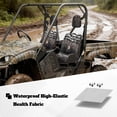 thumbnail image 3 of KUIFORTI Deer Head UTV Seat Covers Polyester Seats Cover with Headrest Covers Outdoor Seat Cover Set Elastic Fabrics Compatible with Yamaha Rhino 700 660 450 2004-2021, 3 of 7