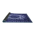 thumbnail image 2 of Ahgly Company Indoor Round Oriental Blue Industrial Area Rugs, 8' Round, 2 of 4