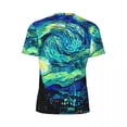 thumbnail image 5 of T Shirt For Men Mountains Famous Painting Sports Starry Night Vincent Van Gogh Hippie T-Shirts Coupl, 5 of 6
