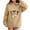 A-Khaki240, variant on Hiijoy Girls Casual Hoodie Cat Pocket Long Sleeve Hooded Sweatshirt Kids Loose Pullover