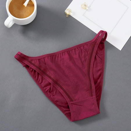 

Lingerie Sets for Women Womens Low Waist Panties Thong Cotton Panties