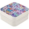 thumbnail image 2 of Beautiful Butterfly Travel Jewelry Case for Women Men,Portable Mini Jewelry PU Leather Box,Necklace Earrings Jewelry Organizer for Women's Christmas Gifts Women Gifts, 2 of 7