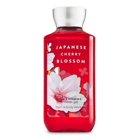 Bath & and Body Works Japanese Cherry Blossom Shower Gel w Shea Butter 10 fl oz / 295 (Best Japanese Body Wash)