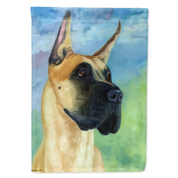Carolines Treasures 7387CHF Great Dane Apollo the Great House Flag House Size multicolor