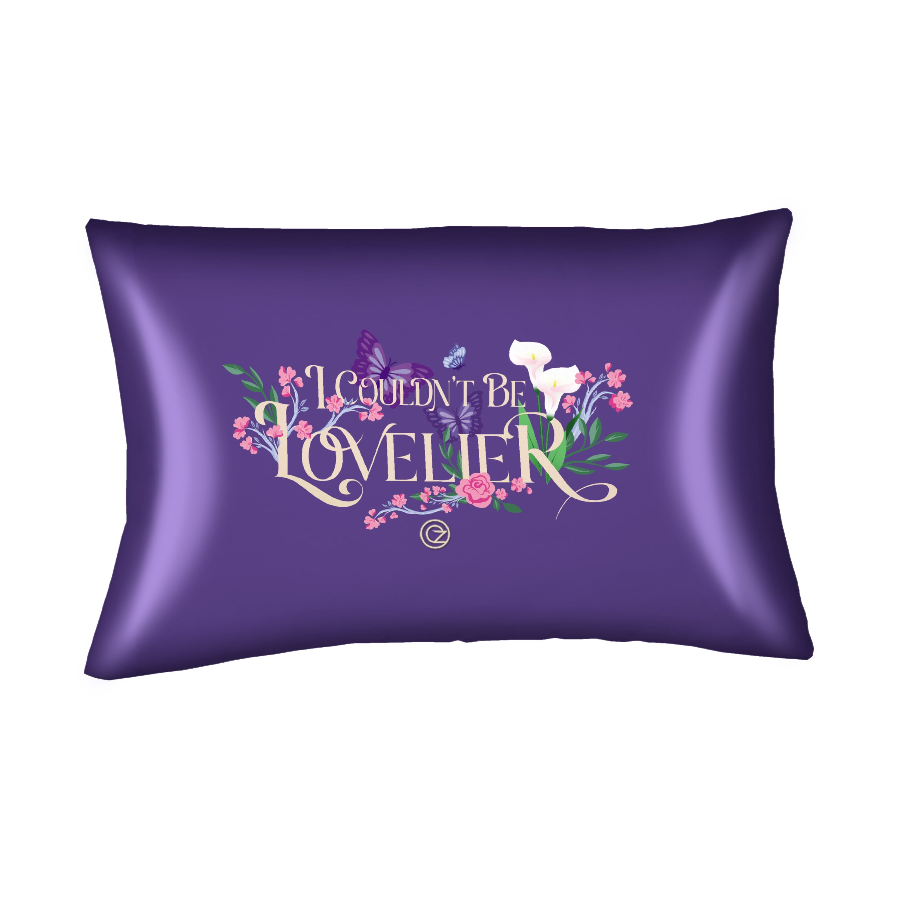 Wicked Purple Black Reversible Silky Satin Pillowcase, Standard Size, 2-Pack