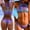 Multicolor, variant on Swimsuits for Women,Women Bikini Set Bandage Push-Up Padded Bra Beach Swimwear Swimsuit Bathing