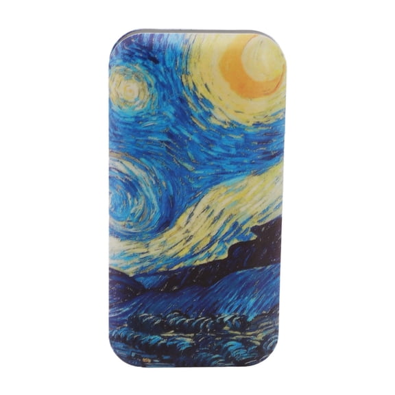 Yajisi Star Sky Automatic Cigarette Case, 10-Capacity Plastic Cigarette Holder with Storage Bag & Stand, Compact Cigarette Organizer, 5.9" x 4.3" x 1.6"